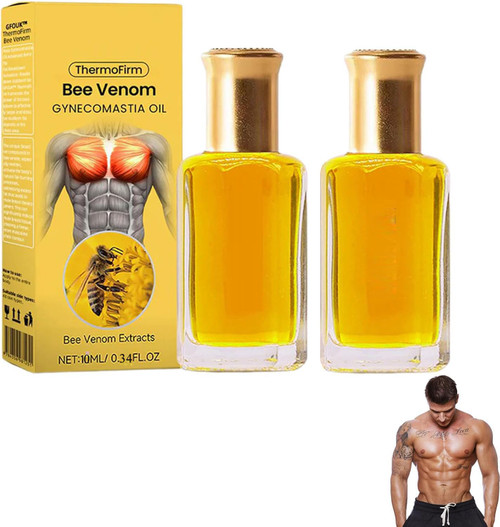 ThermoFirm Bee Venom Gynecomastia Oil, 2025 New Chest Muscles Bee Venom Oil,Strengthen The Chest Muscles (2 Bottle) ThermoFirm Bee Venom Gynecomastia Oil, 2025 New Chest Muscles Bee Venom Oil,Strengthen The Chest Muscles (2 Bottle)