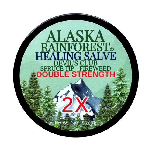 Snowy Summit Alaska Rainforest 2X Salve - Salve for Dry Skin & Joint Relief - Natural Super Salve for Soothing Skin with Gentle Aroma - Body & Hand Salve - Muscle Rub with Alaskan Devil’s Club Oil Snowy Summit Alaska Rainforest 2X Salve - Salve for Dry Skin & Joint Relief - Natural Super Salve for Soothing Skin with Gentle Aroma - Body & Hand Salve - Muscle Rub with Alaskan Devil’s Club Oil