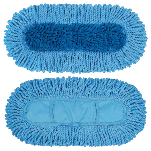2 Pack Dust Mop Replacement Head for Floor Duster Compatible with O-Cedar Hardwood Floor 'N Baseboard Dust Mop