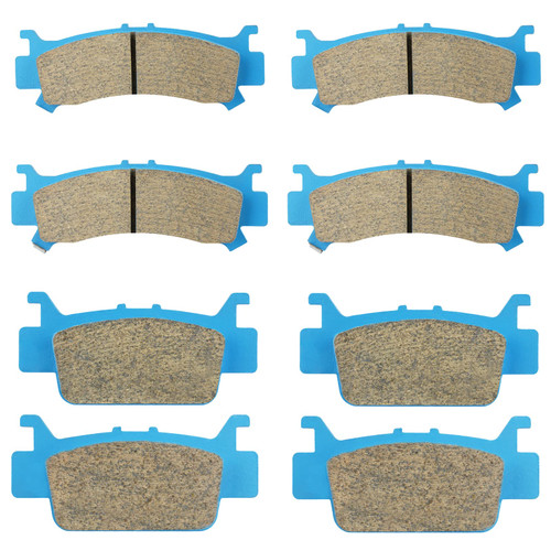 Front & Rear Ceramic Brake Pad Set for Honda Talon 1000R 1000X 1000X-4 2019-2022, for Honda Pioneer 1000 1000-5 2016-2022, 4 sets Front and Rear Brake Pads