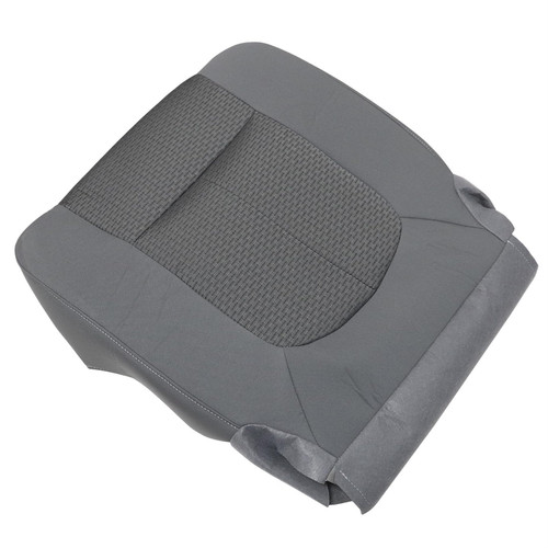 AOUTTUOA Driver Side Bottom Seat Cover Cloth Gray Compatible with Ford F250 F350 F450 F550 XL XLT 2011 2012 2013 2014 2015 2016