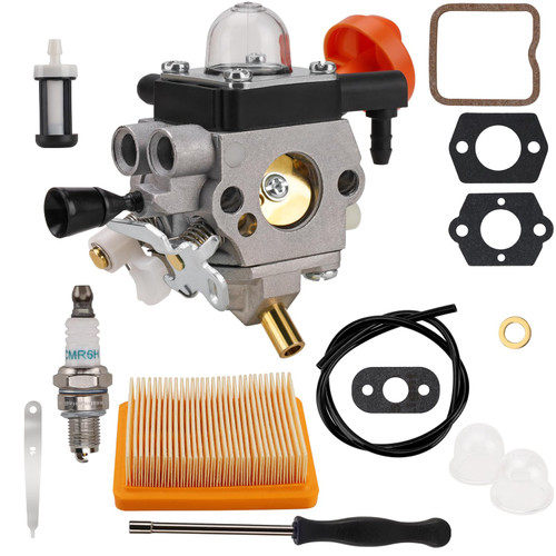 KM131R Carburetor for Stihl FS131R FS131 KM131 HT131R HT133 HT131 Brushcutter Trimmer Replace 4180-120-0619 4180-120-0617 with Air Filter