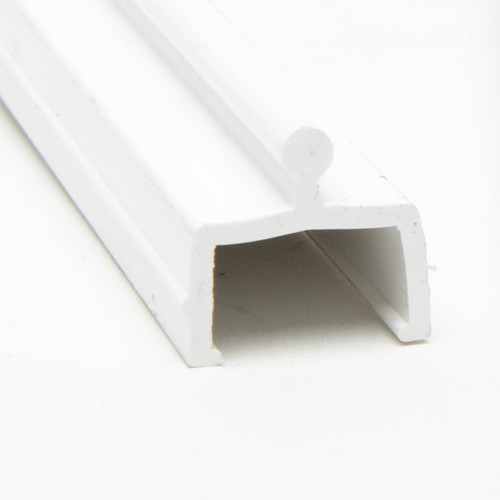 Sliding Screen Door Replacement - 72" White Vinyl Bottom Track, Rail, Repair Kit - Made in USA