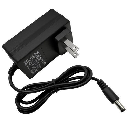 12V 1.5A Power Supply Adapter, AC 100-240V to DC 12V 1500mA 18W, 5.5x2.5mm Center Positive Plug (Fits 2.1mm), 5ft Cord for LED Strips, CCTV Cameras, Medical Devices