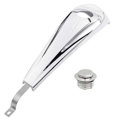 WOWTK Smooth Dash Console with Pop Up Gas Cap fits for Harley Touring Electra Glide FLHT Road Glide FLTRX Street Glide FLHX 2008-2024,Chrome WOWTK Smooth Dash Console with Pop Up Gas Cap fits for Harley Touring Electra Glide FLHT Road Glide FLTRX Street Glide FLHX 2008-2024,Chrome