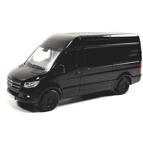 KiNSMART - Mercedes-Benz Sprinter Cargo Van 1:48 O Scale 5" Die Cast Metal Model Toy Van, Pull-Back Action (Black) KiNSMART - Mercedes-Benz Sprinter Cargo Van 1:48 O Scale 5" Die Cast Metal Model Toy Van, Pull-Back Action (Black)