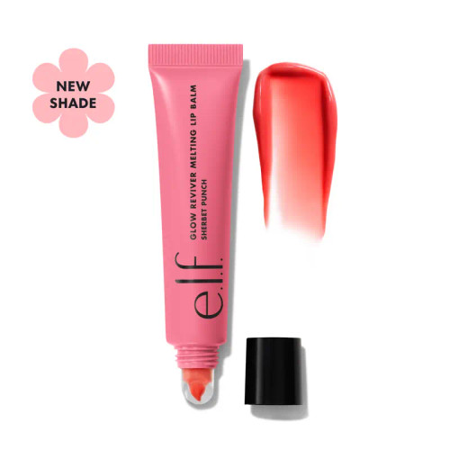 e.l.f. Glow Reviver Melting Lip Balm, Hydrating Lip Balm High-Gloss Shine and Buildable Color 15.4mL