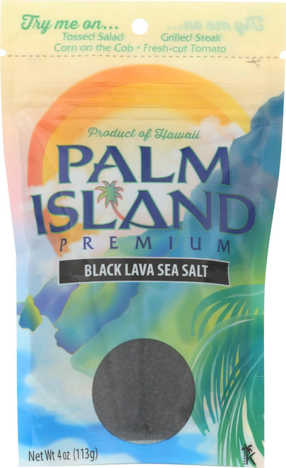 Palm Island Sea Salt Black Lava, 4 oz
