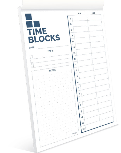 Time Blocking Planner 10"x7", Daily Time Box Planner, Time Management Planner, Undated Daily Schedule Planner, Daily Planner Notepad, Hourly Planner For Office Productivity, To Do List Notepad, College School Supplies.
