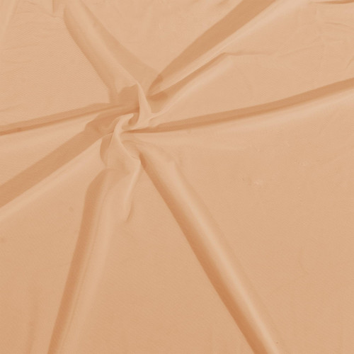 Manyshofu Nude Mesh Fabric by The Yard 4-Way Stretch Fabric(60" Wide), 1 Yard Nylon Spandex Power Mesh Netting Fabrics Lightweight & Breathable Sheer Material for Swimsuit Dress Sewing Costume