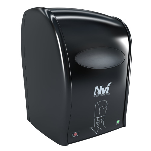 Solaris Paper D68003 Nvi Electronic Touchless Roll Towel Dispenser, Black