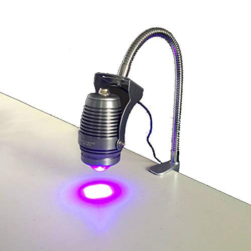 UV Curing Light High Power 100W UV Lamp 395NM for Resin Shadowless Glue 3D Printer Green Oil Research LCD Screen Curing 100-230V (395NM)