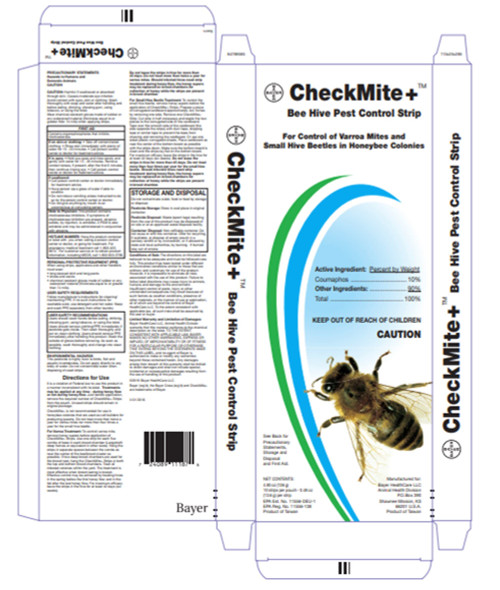 CheckMite+ Bee Hive Pest Control Strips | Treatment for Varroa Mites & Small Hive Beetles | Protects Honeybee Colonies | Easy-to-Use Strips | 10-Pack