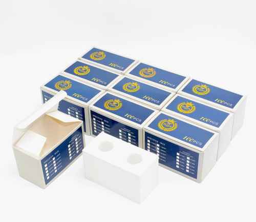 Boen 1000Pcs 23mm（0.9inch）Coin Flips Suitable for Nickel Coins Coin Holders for Colletors The Coin Collection Supplies The Coin Cardboard Coin Flips for Coin Collection.