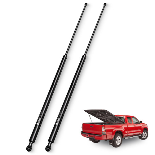 IAQWE 44Inch 150Lbs/667N Gas Struts Shock Spring Lift Support for Tonneau Cover Heavy Duty RV Bed TV Cabinet Murphy Truck Bed Floor Hatch Storage Toolbox Lid Truck Topper Camper Window, 2Pcs