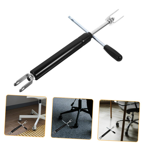 Anneome Gas Spring Strut Barber Chair Accessory Salon Chair Connector Replacement Adjustable Hydraulic Support Rod for Seat Height Control