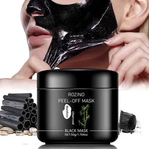 Black Charcoal Peel Off Mask, Strong Adsorption Facial Mask, Deep Cleansing Facial Mask, Facial Skin Care Product for Men & Women, Face Skincare