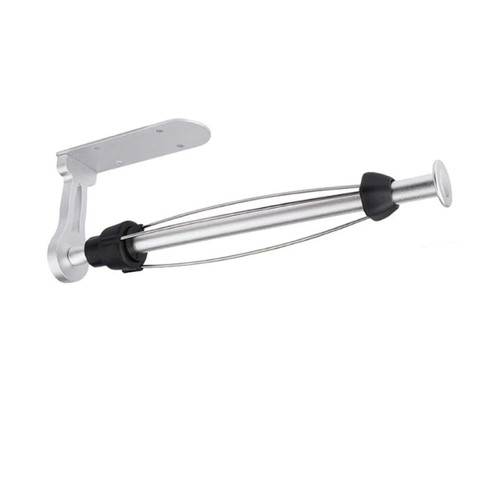 Zostin Paper Towel Holder, Aluminum, Under Cabinet, Easy Tear, Wall Mount, Damping Function (Silvery)