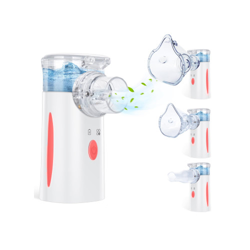 Portbale Nebulizer, Nebulizer Machine for Adults and Kids, Ultrasonic Mesh Nebulizer,Red,Red Portbale Nebulizer, Nebulizer Machine for Adults and Kids, Ultrasonic Mesh Nebulizer,Red,Red