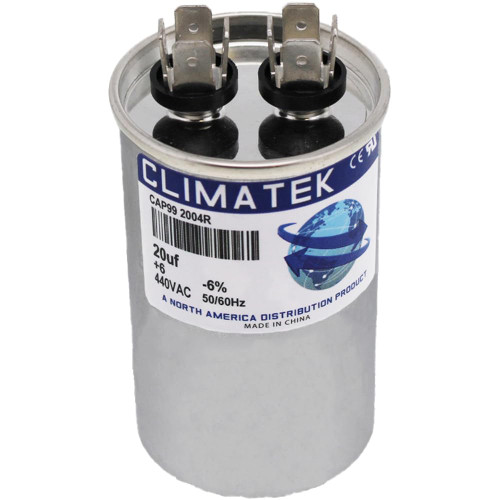 HQ1094968AX - ClimaTek Upgraded 20 uf MFD Round 370/440 Volt Capacitor Fits Heil