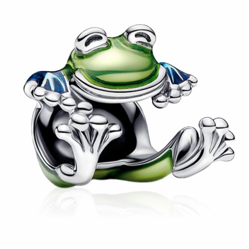 MSPOVOF Climbing Frog Charms Bead for Bracelets and Necklaces 925 Sterling Silver Women's Jewelry MSPOVOF Climbing Frog Charms Bead for Bracelets and Necklaces 925 Sterling Silver Women's Jewelry
