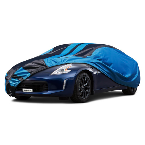 Kaugung Car Cover Waterproof Custom Fit Nissan 350Z/370Z(2003-2021), Full Exterior Cover for Automobiles Lightweight Resistant Outdoor Sun UV Rain Dust Snow Wind Protection., black Kaugung Car Cover Waterproof Custom Fit Nissan 350Z/370Z(2003-2021), Full Exterior Cover for Automobiles Lightweight Resistant Outdoor Sun UV Rain Dust Snow Wind Protection., black