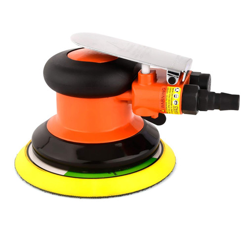 ZHONG AN 5” Pneumatic Random Orbit Sander Air Tool Air Powered,Palm Sander,Air Sander for Auto body Automotive,Wood Working