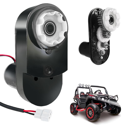 24 Volt High Torque Motor Gearbox for 4x4 Power Wheels, 24V Brushless Motor for Ride on Truck, Huffy Torex Parts, ATV, 2300RPM, 150W, 18V/20V, MY4845