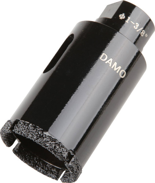 DAMO 1-3/8 inch Diamond Core Drill Bit for Porcelain, Ceramic, Tile, Quartzite, Granite, Marble, Stone & Brick, Hole Saw 35mm
