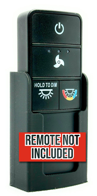 Wall Mount (No Remote) for Home Decorators Collection Adjustable Color Celing Fan remote TX028C-S 98130 KUJCE10320/TR222A 2AAZPHD3/HD3 KUJCE10318 (Black)