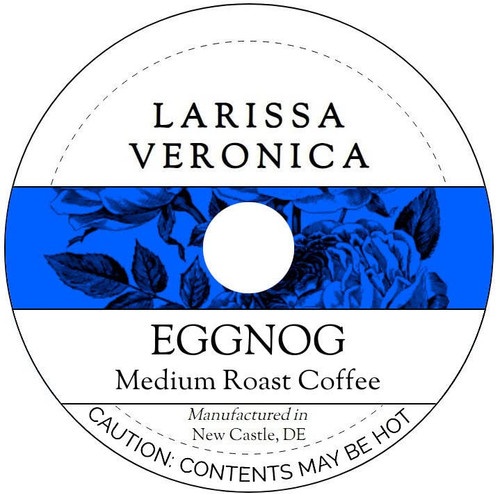 Eggnog Medium Roast Coffee (Single Serve K-Cup Pods) (Gourmet, Naturally Flavored, Whole Coffee Beans) (12 pods, ZIN: 572600) - 3 Pack