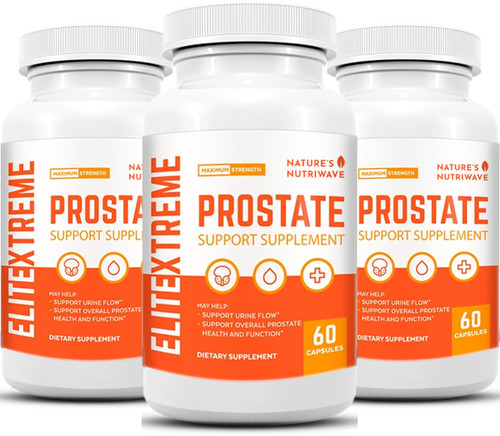 EliteXtreme Health Supplement - Natural Formula with Saw Palmetto, Plant Sterols, Zinc, and Vitamins | Non-GMO, Made in USA, 60 Capsules, 3 Month Supply