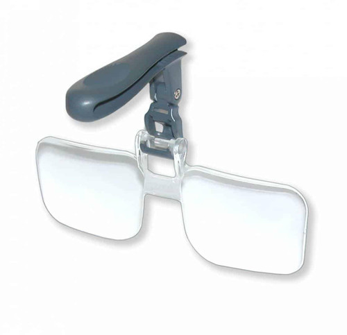 Carson Optical VisorMag 2x Power (+4.00 Diopters) Clip-On Magnifying Lens for Hats VM-12
