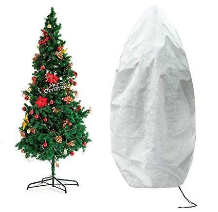 Agfabric Christmas Tree Storage Cover for 72''x72'' Xmas Tree Dust-Proof Bag,Drawstring Designed Easy to Use,Non-Woven Fabric Material to Protect Against Dust Insects,1.5oz/yd