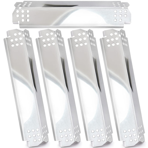 Adviace Grill Replacement Parts for Nexgrill 5 Burner 720-0888, 720-0888N, Home Depot Nexgrill 720-0830H, Stainless Steel Grill Heat Plates Shield Tent, Burner Cover, Flame Tamer, Flavor Bar, 5 Pack