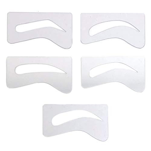 Reusable Eyebrow Stencil Kit - Brow Shaping Stencil for Immaculate Eye Brows - Superior Microblading Eyebrow Set - Popular Eyebrow Template for All Eyebrow Shapes