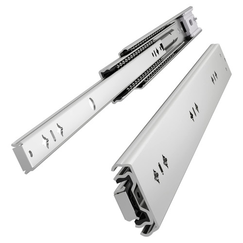 VADANIA 40" Soft Close Heavy Duty Drawer Slides, #K53, Up to 265lb Load Capacity, 3-Fold Full Extension, Ball Bearing, Side Mount, 1-Pair