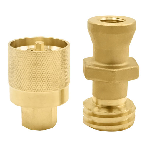 Hoypeyfiy RE7141F Forklift Connector Female and RE7141M Forklift Connector Male, Forklift Propane Tank Connector Replacement for Rego Coupler 7141F 7141M