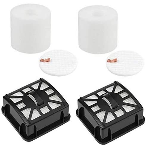 2PCS HEPA 2 Hepa Filters 2 Foam Filters Compatible with for Shark IQ Robot R101AE RV1001AE IQ R101 RV1000 UR1005AE Vacuum Self-Empty Base