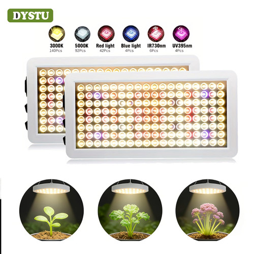 1000W LED Grow Light Sunlike, UV-IR Included Full Spectrum Plant Light, Grow Lights for Indoor Plants Seed Starting Seedlings Greenhouse Hydroponic Hanging Growing Lamps with Veg Bloom Switch
