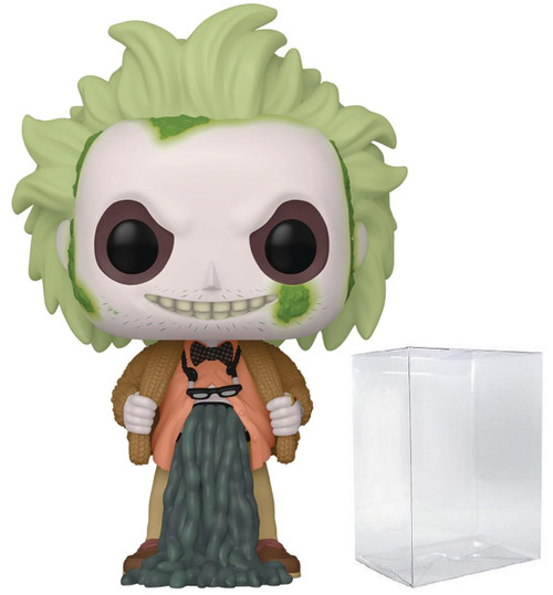 POP Movies: Beetlejuice Beetlejuice - Beetlejuice Limited Edition Chase Funko Vinyl Figure (Bundled with Compatible Box Protector Case), Multicolored, 3.75 inches