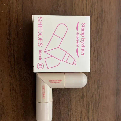 Dual-Head Heart Eyeliner Stamp Pen, Flexible Quick-Dry Eyeliner with Long-Lasting Formula, Waterproof Liquid Eyeliner