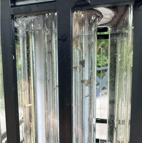 PIC Solar Flame Effect Patio Lantern Bug Zapper, ½ Acre Coverage, 1 Pack