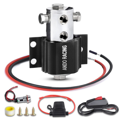 ANDO RACING Front Brake Line Lock Kit Heavy Duty Type Roll Control Brake Lock for Brakes/Drag Race/Hill Holder Black