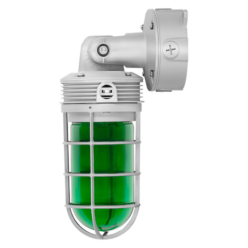 LEDVANCE Green Accessory Lens for Jelly Jar LED Luminaire, 120-347V, 80 CRI, 3 CCT Select 3000/4000/5000K, Adjustable Mounting, Dimmable, Gray, Green Lens - 1 Pack (64275)
