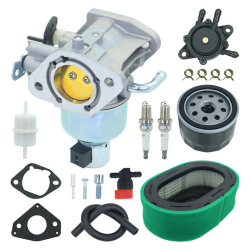 ALRACALL 32-853-67-S Carburetor Kit Replaces for Kohler 32 853 63-S 16-853-19-S 32-853-34-S 32-853-50-S Fits for KT725 KT730 KT735 KT740 KT745 7000 Series Models with Fuel Pump Air Oil Filter