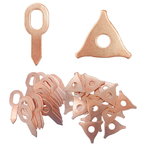 GLSJA 100PCS Dent Pulling Rings, Dent Pulling Puller Rings Triangle OT Dent Pulling Straight Washer, Metal Shrink Repair Tool for Car Body Welding Panel Welder Spot Welding Machine