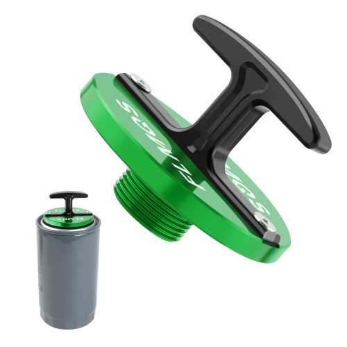 FLMQS Aluminum Oil Filter Plug Tool, Oil Filter Cap Off Tool For Dodge Ram 2500, 3500, 4500, 5500 Cummins Turbo Diesel 5.7L 5.9L 6.4L 6.7L MO285 05083285AA(Green)