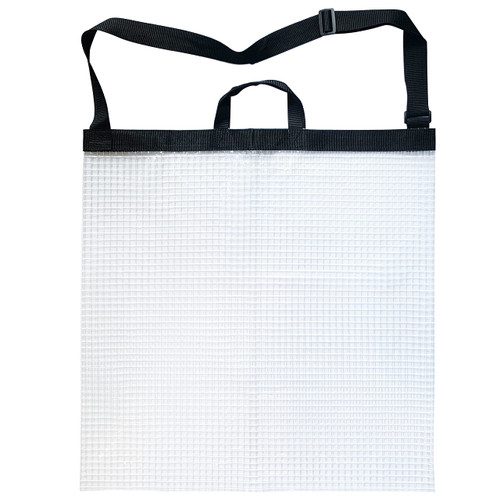 NVAAV Fishing Fish Weigh in Bag - Large Size 24 IN x 24 IN Tournament Catch Transport Bass Walleye Sack (Clear)