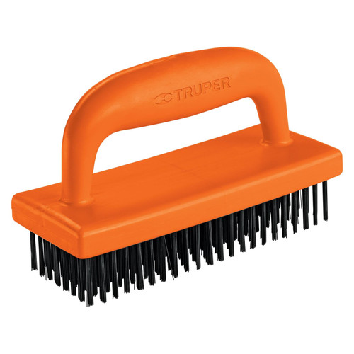 TRUPER CEA-82 Wire Scrub Brush w/ Handle, 172 Bristles
